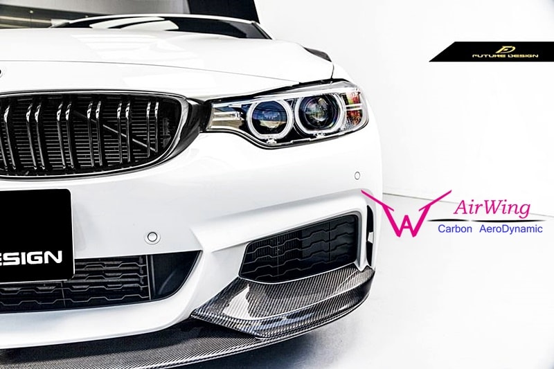 F32 F33 F36 - Performance style Carbon Front Lip Spoiler 05